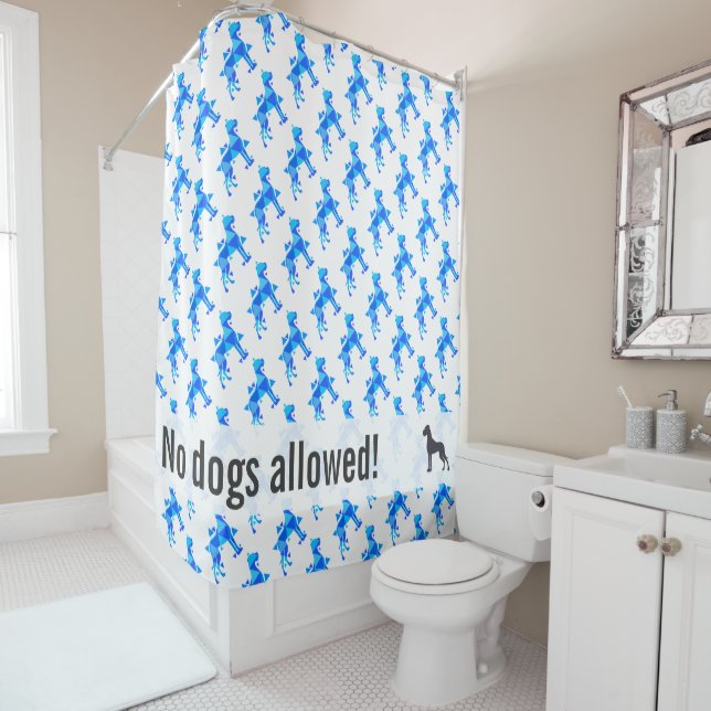 Great Danes Shower Curtain (In Situ)
