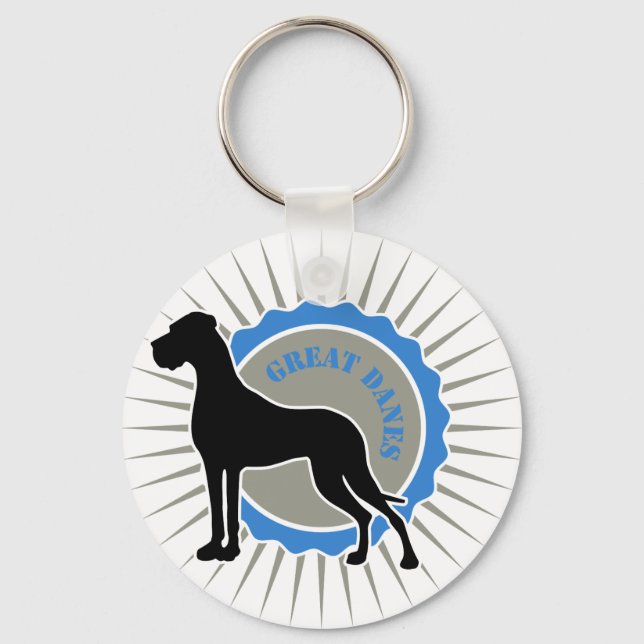 Great Danes - Star, Dane Key Ring (Front)