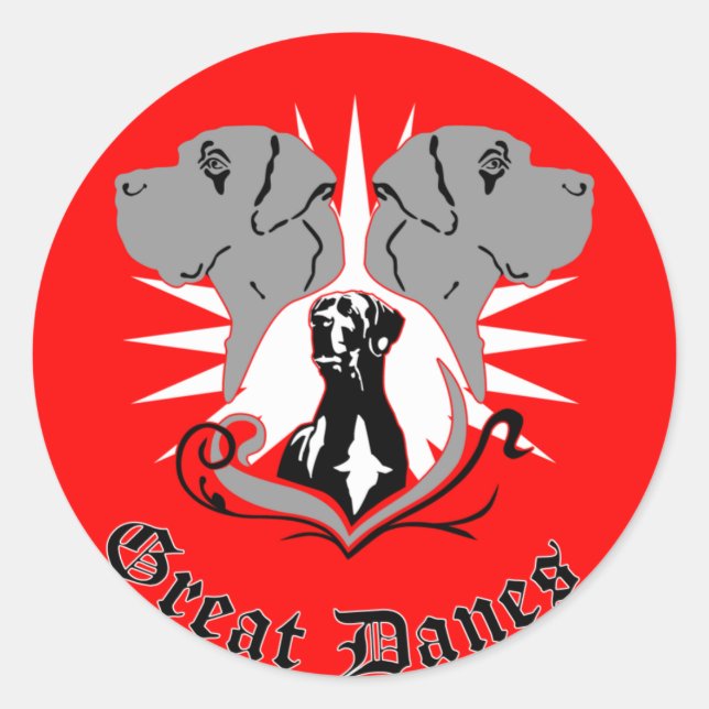Great Danes Sticker (Front)
