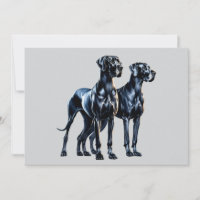 Great Danes Watercolor