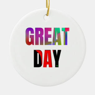 Great Day. Ceramic Tree Decoration