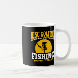 Great Disc Golf And Fishing Gift Coffee Mug