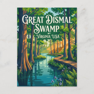 Great Dismal Swamp USA Postcard