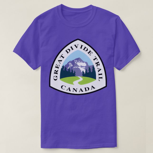 Great Divide Trail Marker  T-Shirt (Design Front)