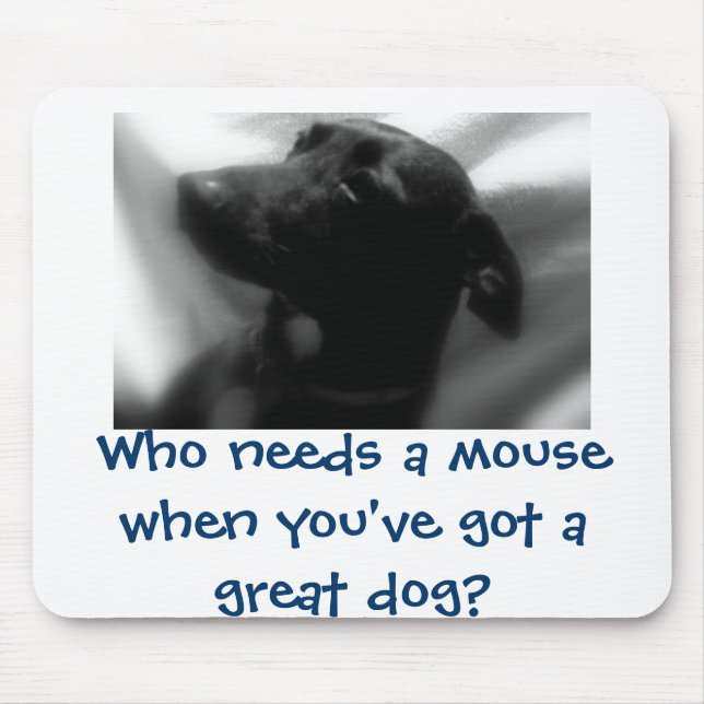 Great Dog Mouse Pad (Front)