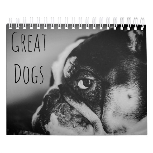 Great dogs in black and white calendar (Cover)