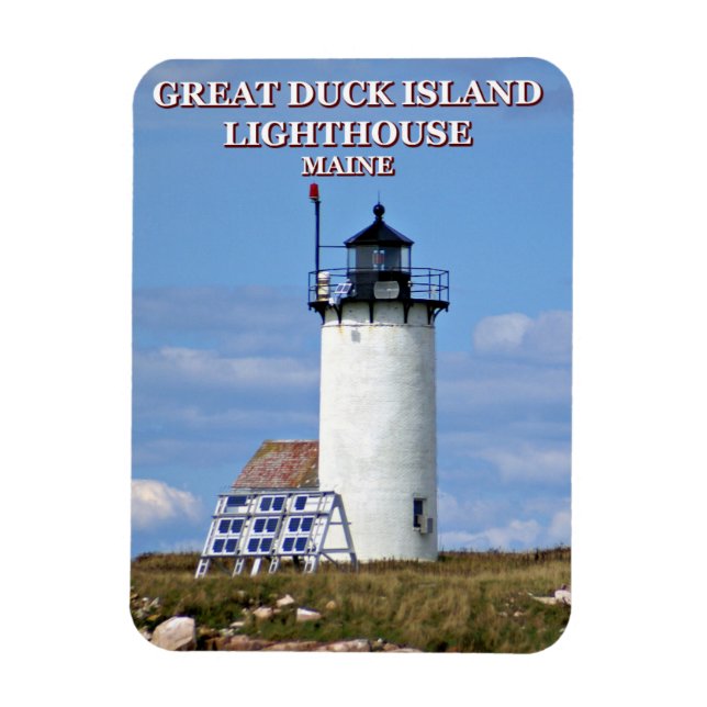 Great Duck Island Lighthouse, Maine Magnet (Vertical)