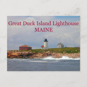 Great Duck Island Lighthouse, Maine Postcard