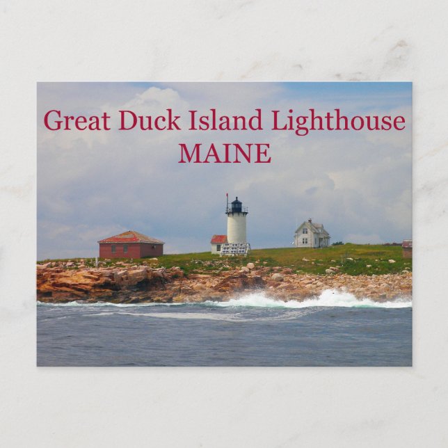 Great Duck Island Lighthouse, Maine Postcard (Front)