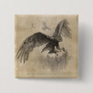Great Eagles Sketch 15 Cm Square Badge