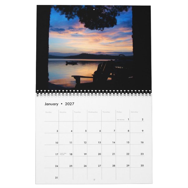 Great East Lake 2010 Calendar (Jan 2027)