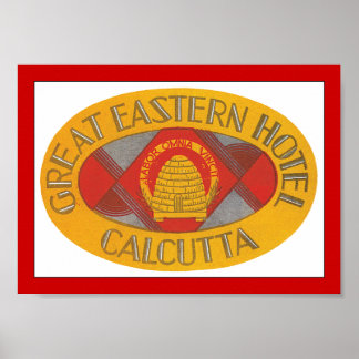 Great Eastern Hotel Calcutta Poster