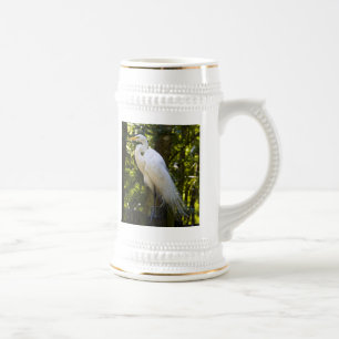 Great Egret Beer Stein