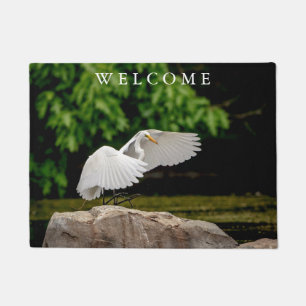 Great Egret Doormat