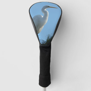 Great Egret in Sunny Florida Golf Head Cover