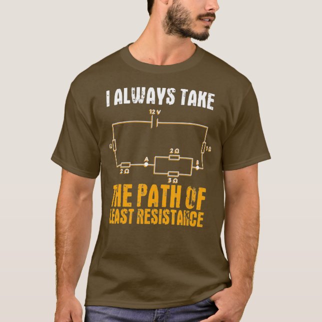 Great Electrician And Electrical Engineer Gift T-Shirt (Front)
