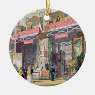 Great Exhibition, 1851: France No.1, display of fa Ceramic Tree Decoration