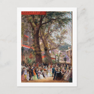 Great Exhibition, 1851: interior Postcard