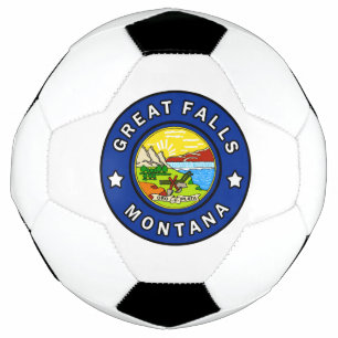 Great Falls Montana Soccer Ball