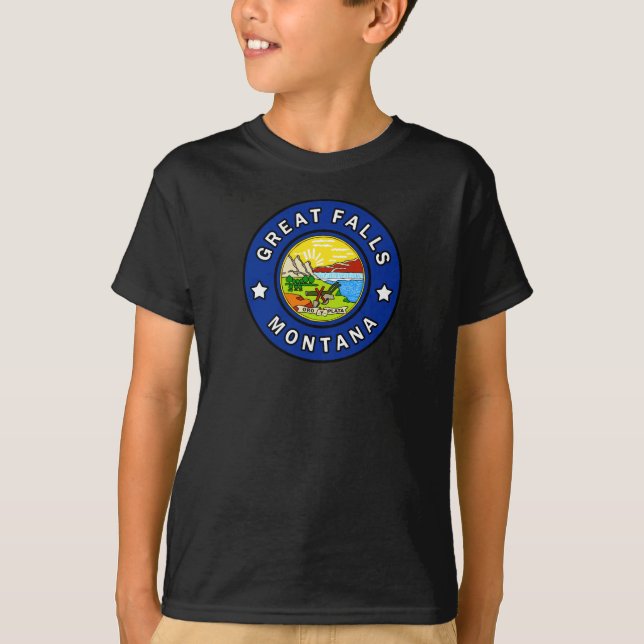 Great Falls Montana T-Shirt (Front)