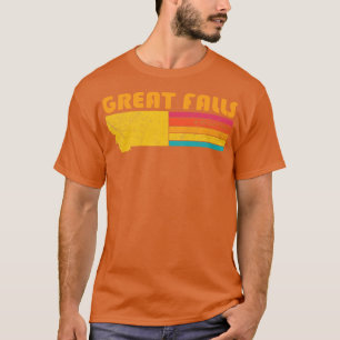 Great Falls Montana Vintage Distressed Souvenir T-Shirt