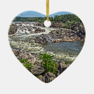 Great Falls National Park Ceramic Tree Decoration