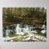 Great Falls of Tinker Creek in Winter, Ohio