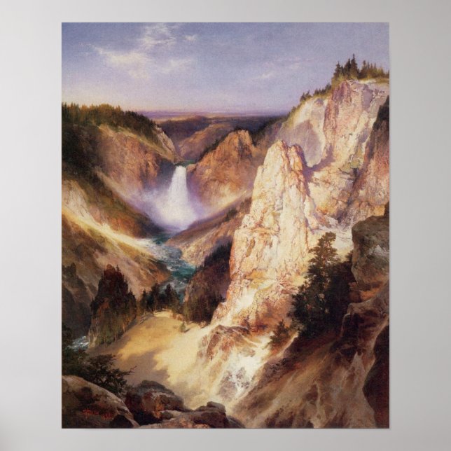 Great Falls Of Yellowstone Poster (Front)