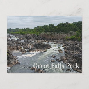 Great Falls Park Potomac River at Mather Gorge Postcard