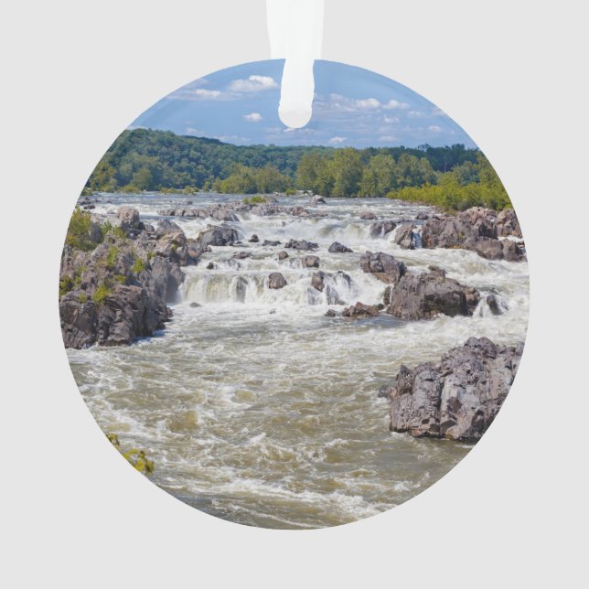 Great Falls Virginia Ornament (Back)