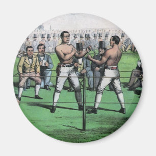 Great Fight for the Championship, Vintage Boxing Magnet