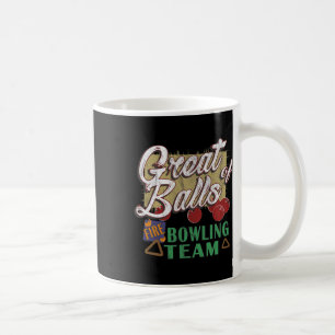Great Fire Bowling Team Funny Vintage Pin Tee Coffee Mug