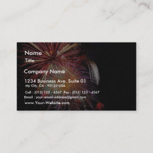 Great Fireworks Night Business Card
