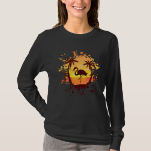 Great flamingo sunset T-Shirt