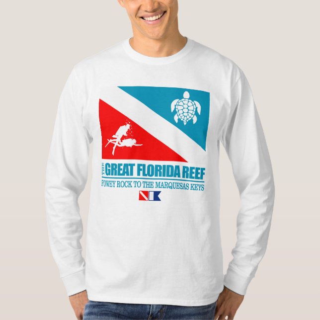 Great Florida Reef (sq) T-Shirt (Front)