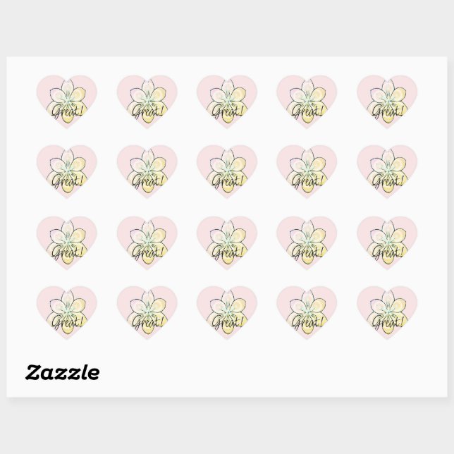 Great Flower Stickers (Sheet)