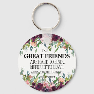Great Friend thank you appreciation moving gift Key Ring