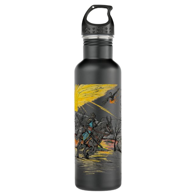 Great Gift Dragon Hunt Gift For Fan   710 Ml Water Bottle (Front)