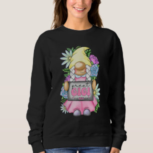 Great Gigi Gnome 2023 Pregnancy Announcement Mothe Sweatshirt