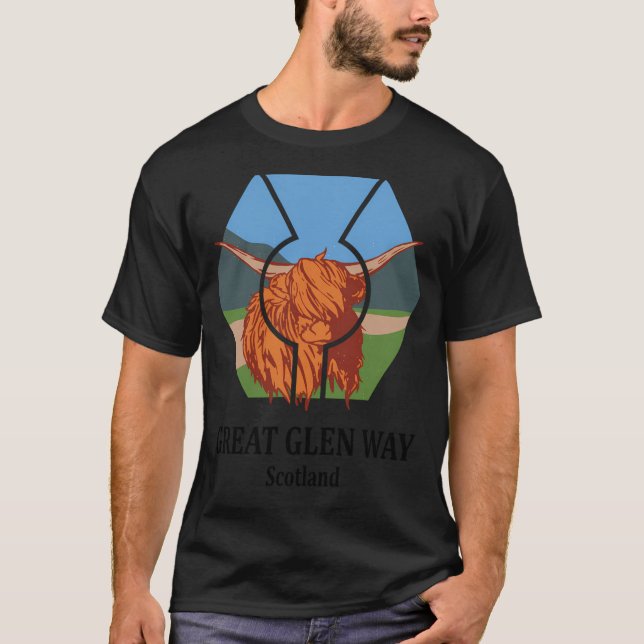 Great Glen Way - Scotland T-Shirt (Front)