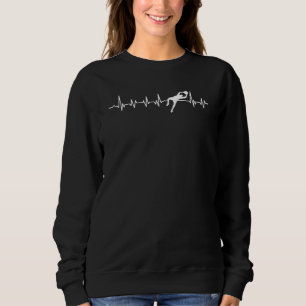 Great Goalkeeper Heartbeat Soccer Ball Keeper Sweatshirt