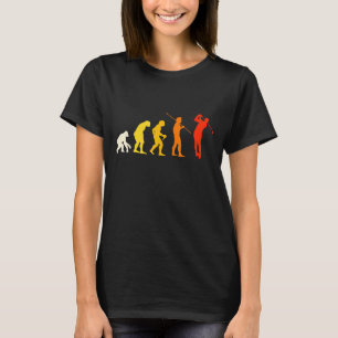 Great Golf Evolution Design Gift Golfer Golf Cours T-Shirt