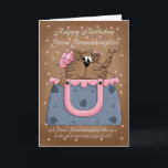 Great Granddaughter Birthday Card - Cute Cat Purse<br><div class="desc">Great Granddaughter Birthday Card - Cute Cat Purse Pet</div>