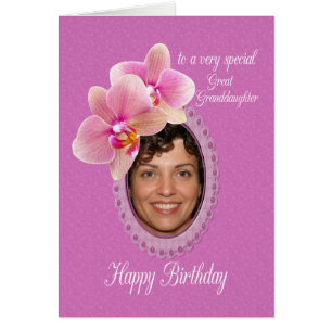 Great Granddaughter Birthday Wishes Orchids