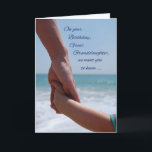 Great Granddaughter Child Birthday Holding Hands Card<br><div class="desc">Send heartfelt birthday wishes to your great granddaughter with this card the shows and adult holding a child’s hand and facing the calm and beautiful ocean.</div>