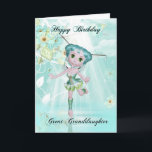 great granddaughter cute fairy birthday greetings card<br><div class="desc">great granddaughter cute fairy birthday greetings</div>