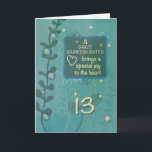Great Granddaughter Religious 13th Birthday Green Card<br><div class="desc">You’re feeling all excited as your precious great granddaughter will soon enter her teenage years. Welcome her on this next stage by sharing a heartfelt message for her with this religious card.</div>