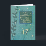 Great Granddaughter Religious 17th Birthday Green Card<br><div class="desc">Warm your great granddaughter’s heart when she celebrates her 17th birthday. The heartfelt inside message of this card will surely bring tears of joy on her eyes.</div>