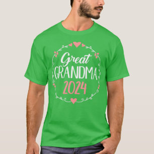Great grandma 2024 for pregnancy announcement T-Shirt