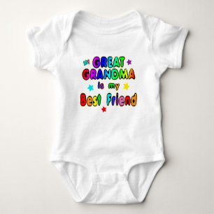 Great Grandma Best Friend Baby Bodysuit